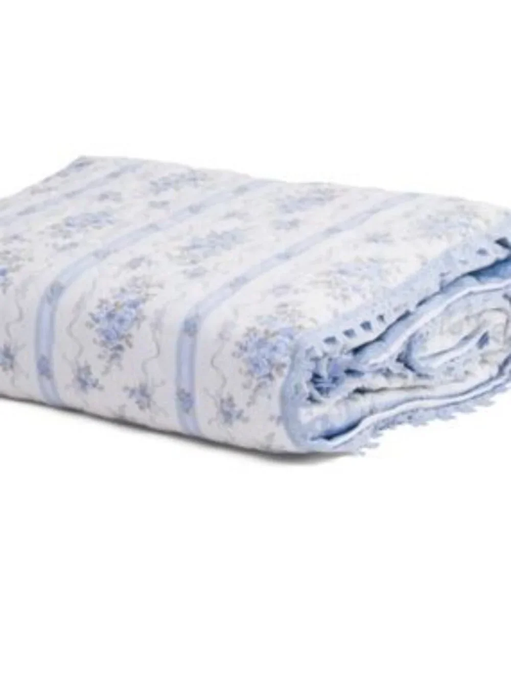 Rosalie 3-Piece Blue Floral Quilt Set - Home Bedding